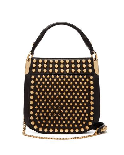 prada margit small studded bag|Prada Small Margit Leather Shoulder Bag on SALE .